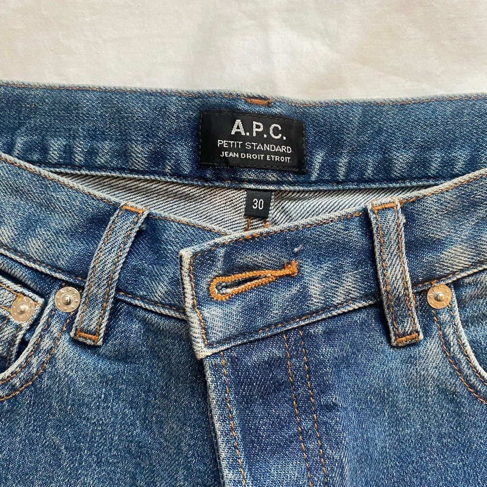 APC Jeans Petit Standard Denim size 30 - Picture 2 of 4